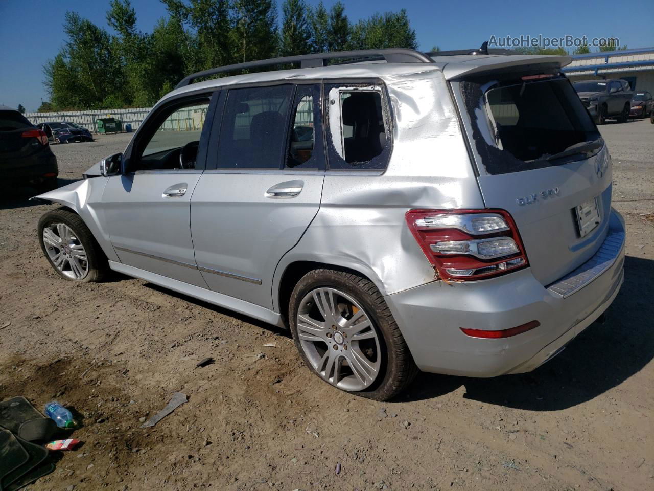 2013 Mercedes-benz Glk 350 4matic Silver vin: WDCGG8JB6DF955889