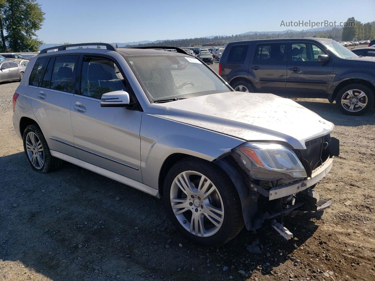 2013 Mercedes-benz Glk 350 4matic Silver vin: WDCGG8JB6DF955889