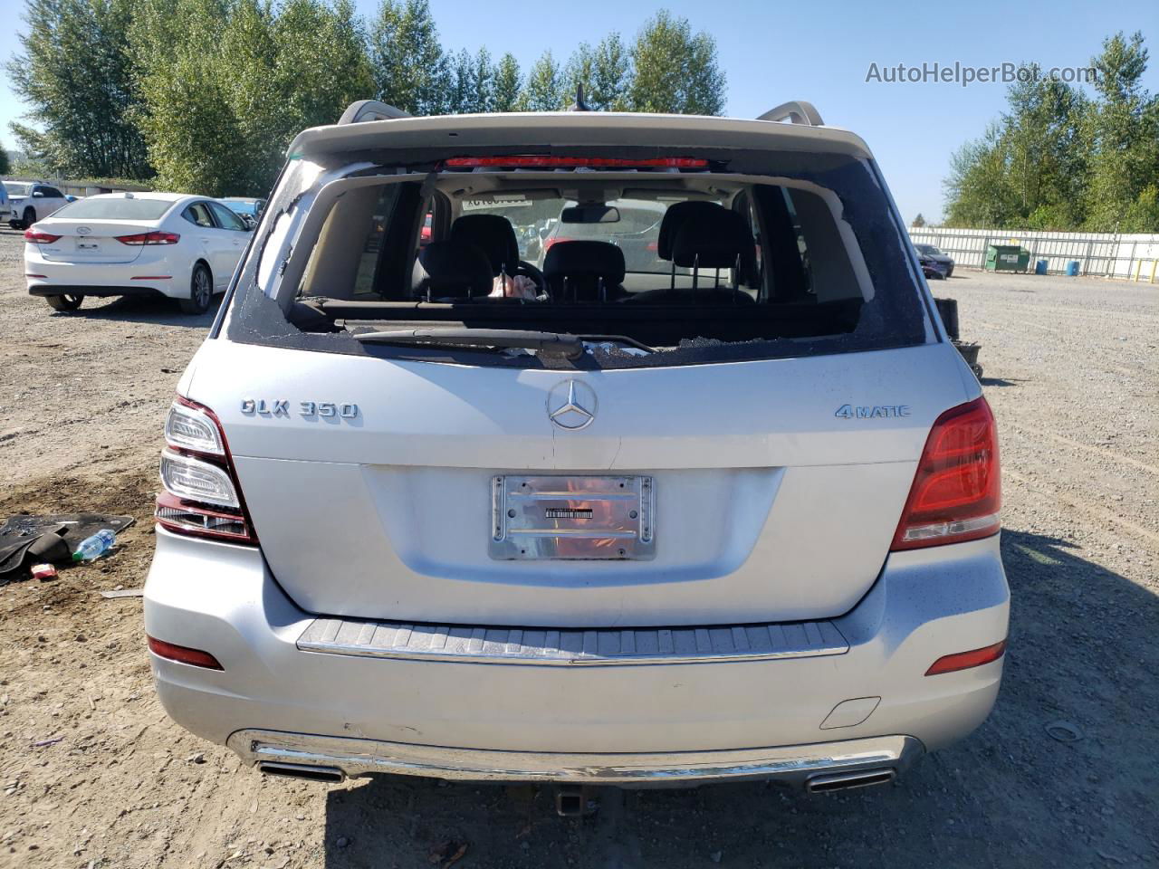 2013 Mercedes-benz Glk 350 4matic Silver vin: WDCGG8JB6DF955889