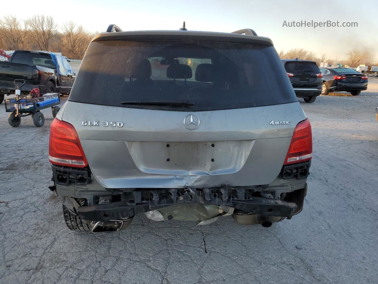 2013 Mercedes-benz Glk 350 4matic Silver vin: WDCGG8JB6DF973664