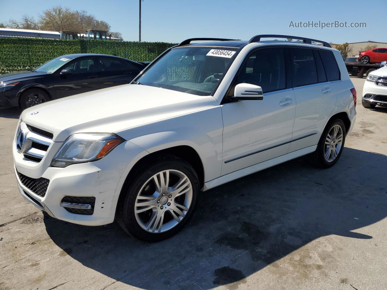 2013 Mercedes-benz Glk 350 4matic White vin: WDCGG8JB6DG064060