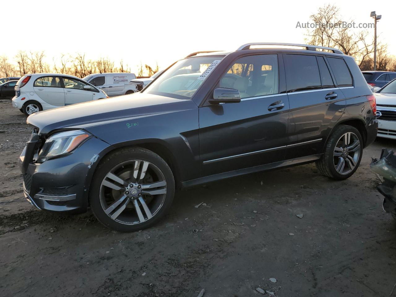 2013 Mercedes-benz Glk 350 4matic Gray vin: WDCGG8JB6DG081795