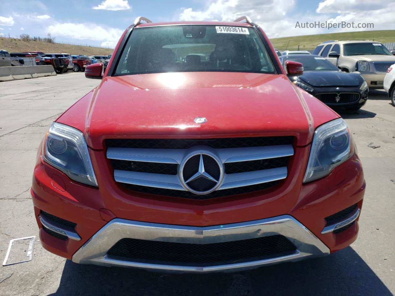 2013 Mercedes-benz Glk 350 4matic Red vin: WDCGG8JB6DG091937