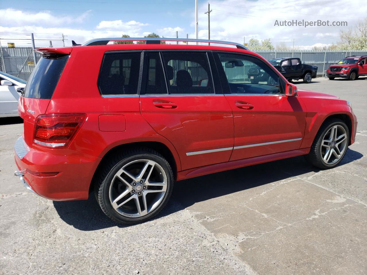 2013 Mercedes-benz Glk 350 4matic Красный vin: WDCGG8JB6DG091937