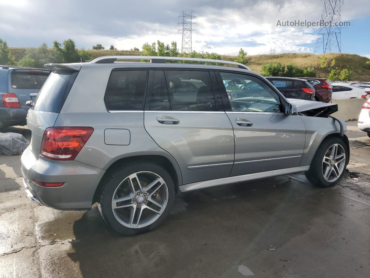 2013 Mercedes-benz Glk 350 4matic Silver vin: WDCGG8JB7DG067159