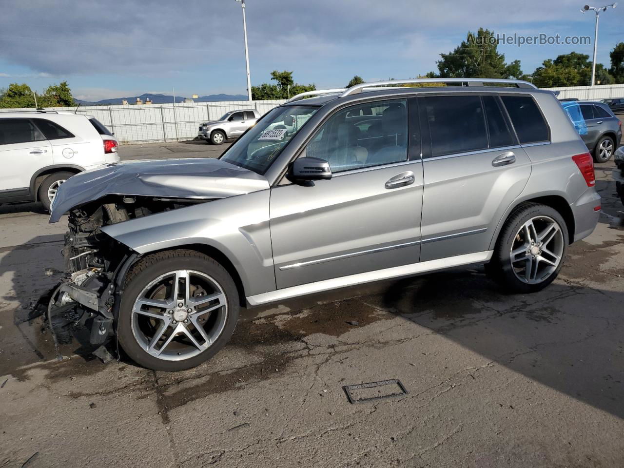 2013 Mercedes-benz Glk 350 4matic Silver vin: WDCGG8JB7DG067159