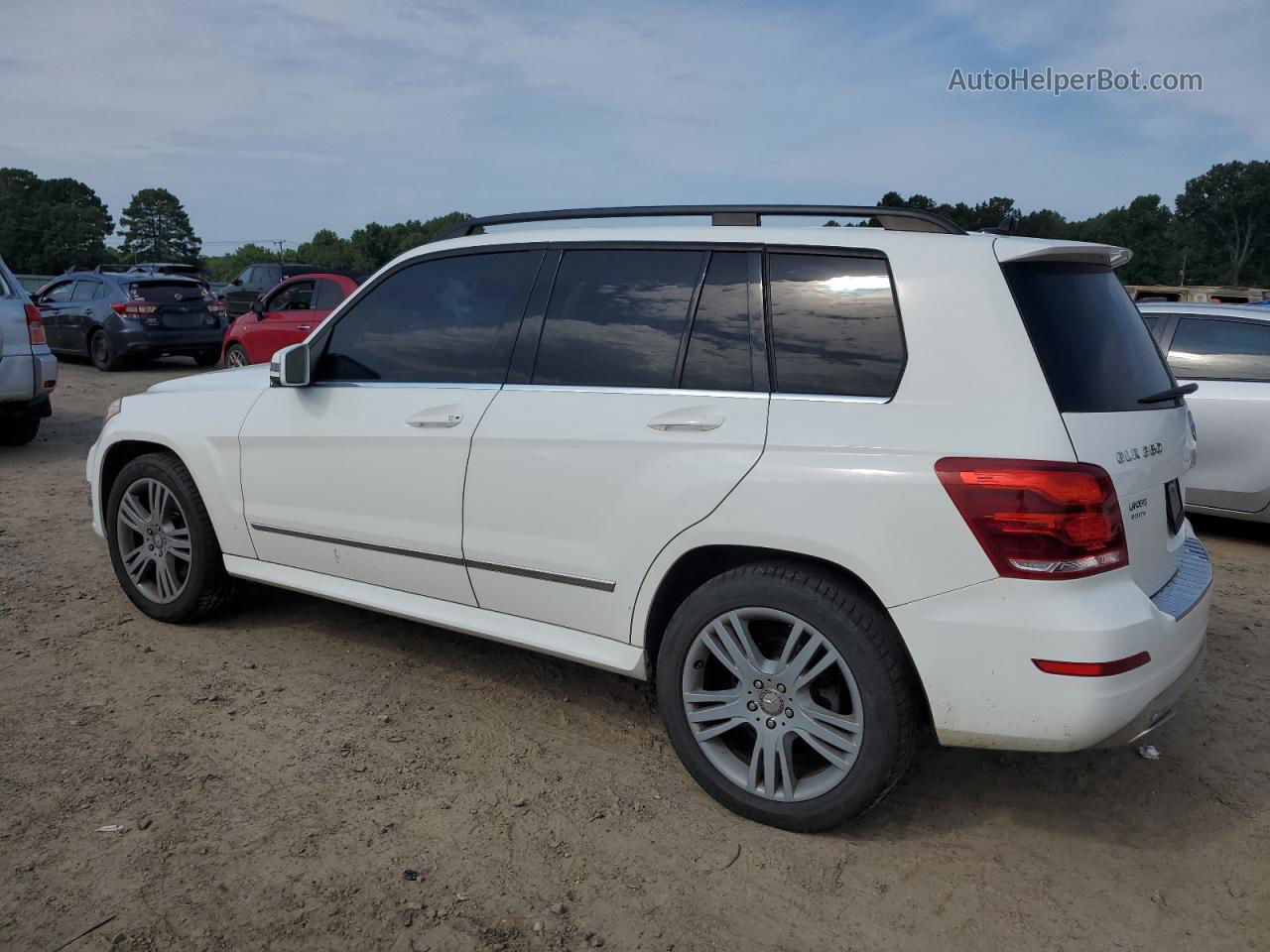 2013 Mercedes-benz Glk 350 4matic White vin: WDCGG8JB7DG121107