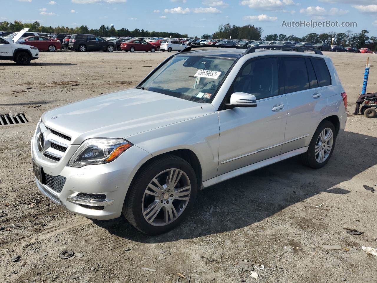 2013 Mercedes-benz Glk 350 4matic Silver vin: WDCGG8JB8DF896098