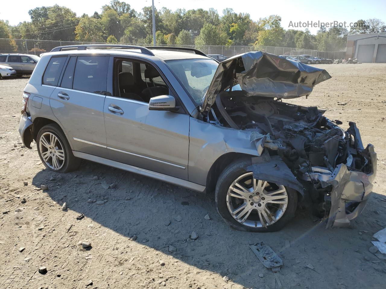 2013 Mercedes-benz Glk 350 4matic Silver vin: WDCGG8JB8DF951570