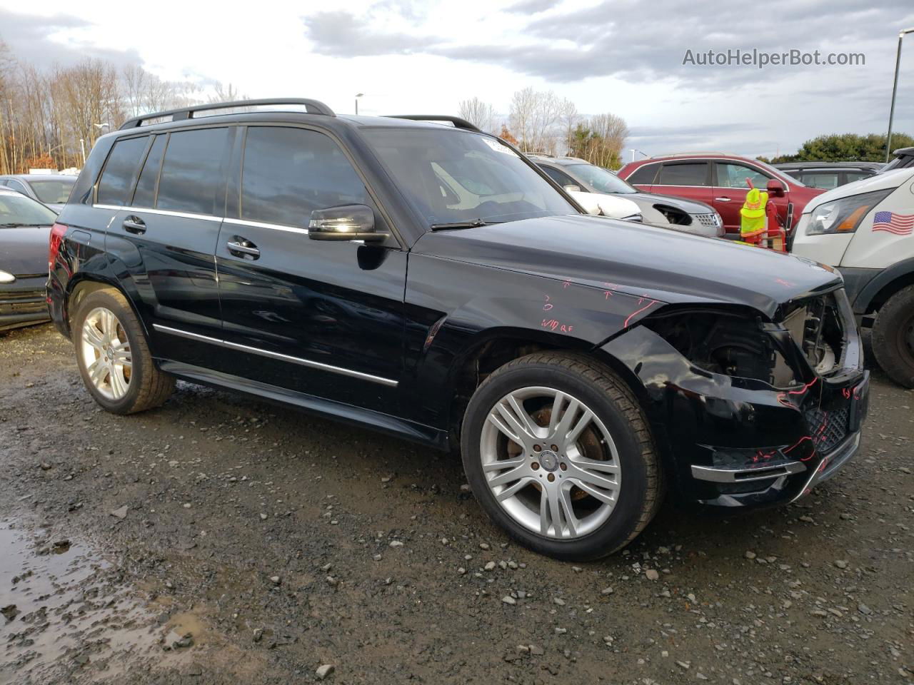 2013 Mercedes-benz Glk 350 4matic Black vin: WDCGG8JB8DF960575