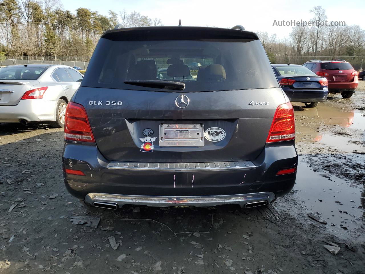 2013 Mercedes-benz Glk 350 4matic Gray vin: WDCGG8JB8DF962150