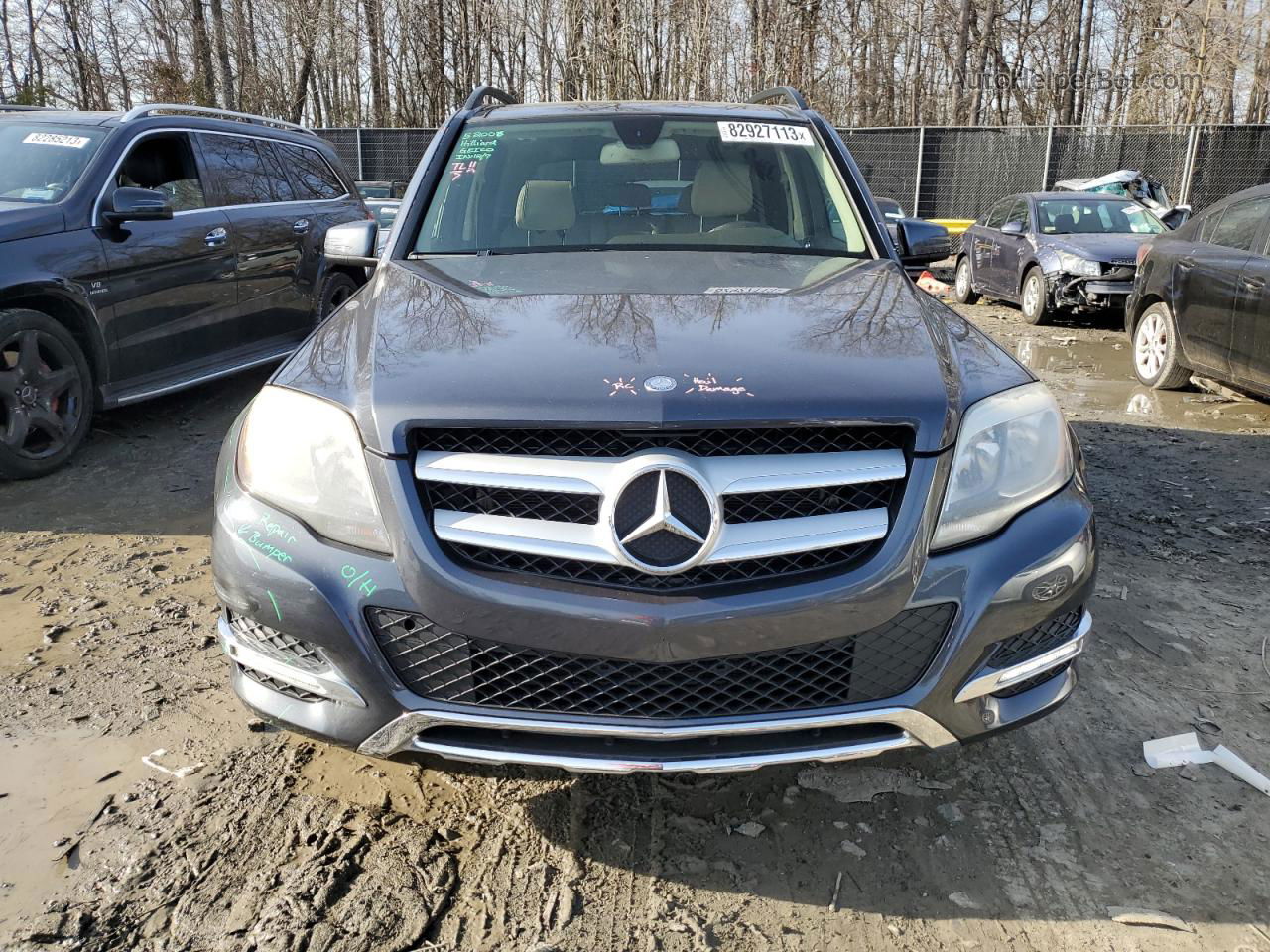 2013 Mercedes-benz Glk 350 4matic Gray vin: WDCGG8JB8DF962150