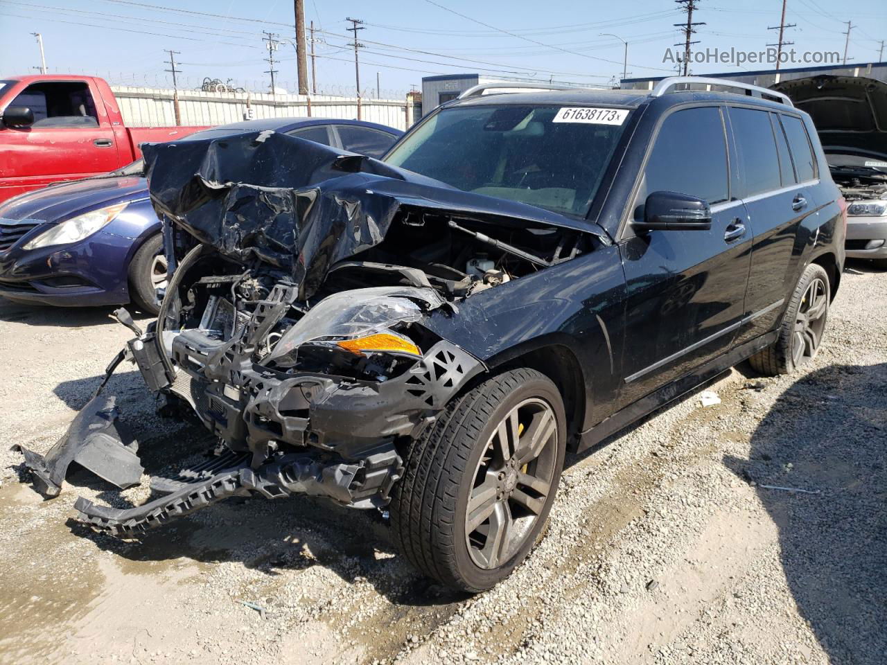 2013 Mercedes-benz Glk 350 4matic Black vin: WDCGG8JB8DG064576