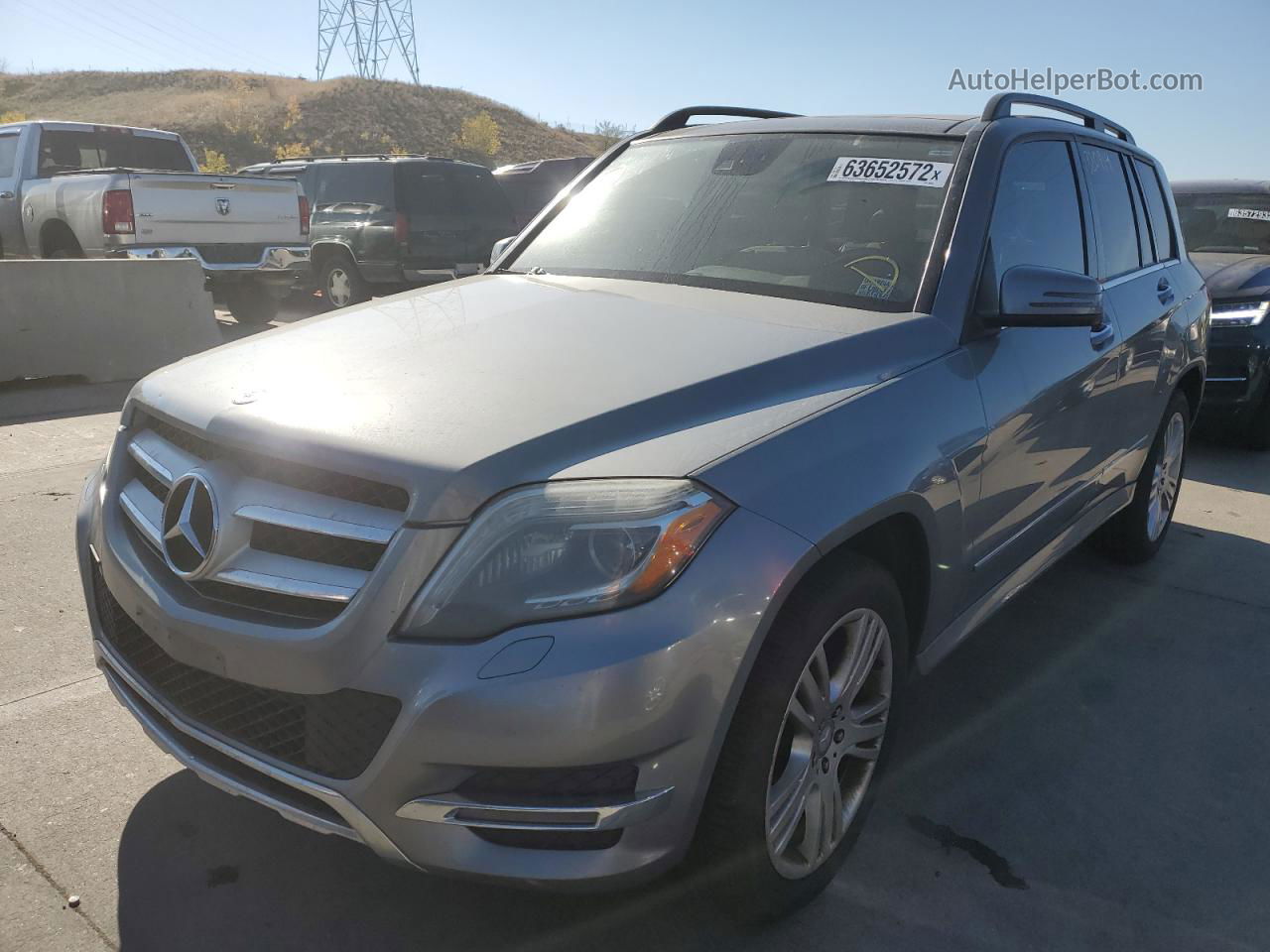 2013 Mercedes-benz Glk 350 4matic Silver vin: WDCGG8JB8DG108530