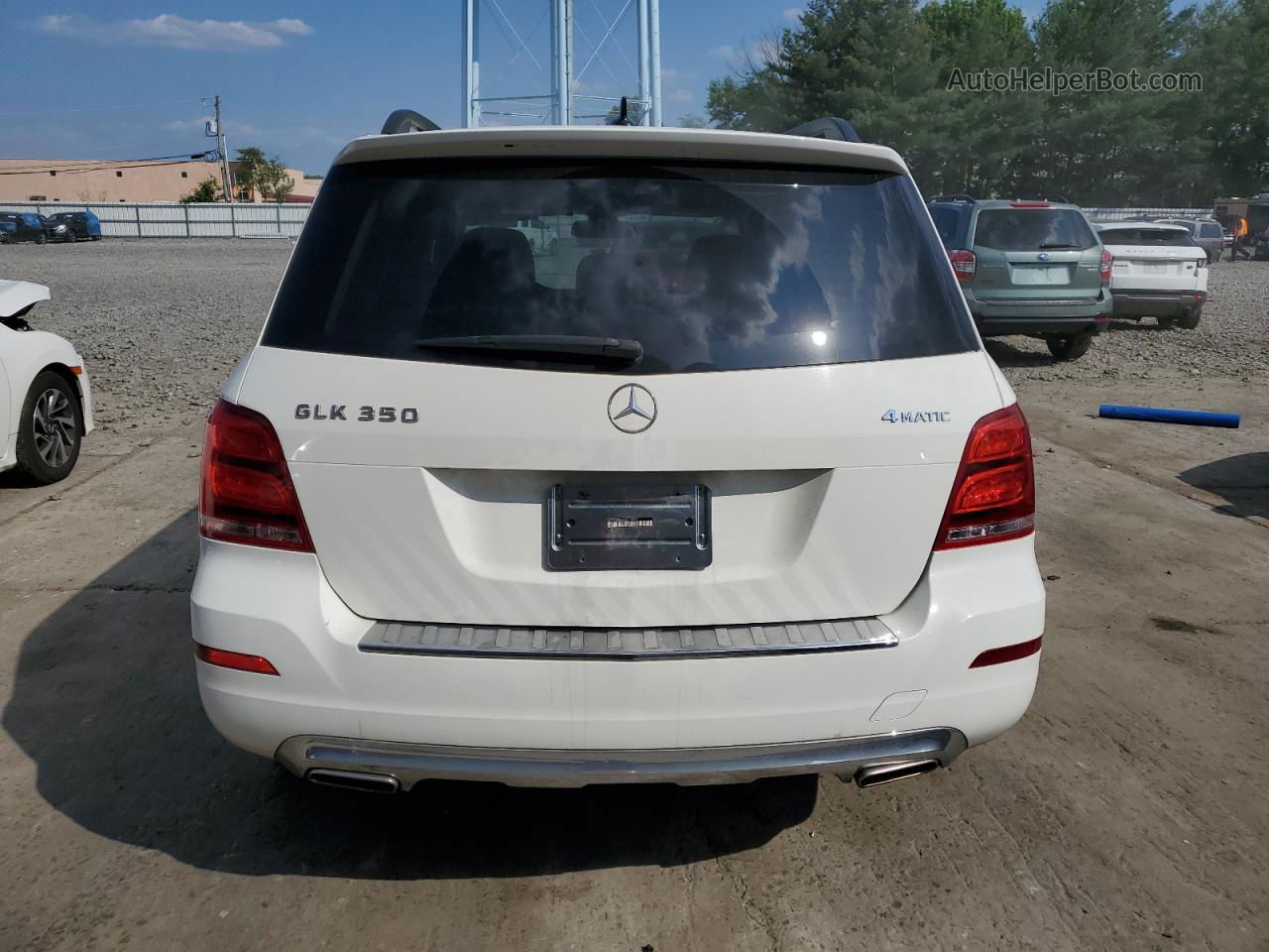 2013 Mercedes-benz Glk 350 4matic White vin: WDCGG8JB8DG138692