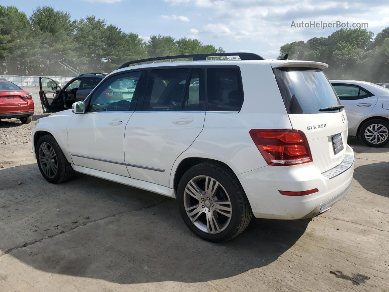 2013 Mercedes-benz Glk 350 4matic White vin: WDCGG8JB8DG138692