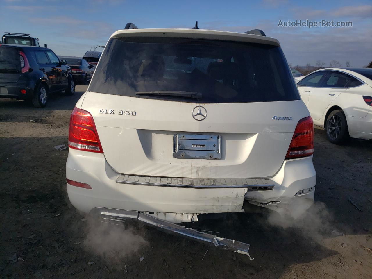 2013 Mercedes-benz Glk 350 4matic White vin: WDCGG8JB9DG038813