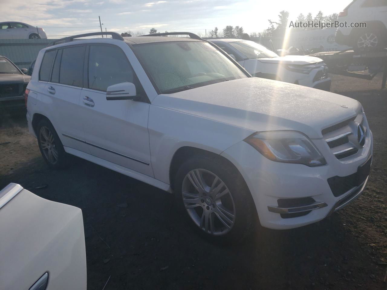 2013 Mercedes-benz Glk 350 4matic White vin: WDCGG8JB9DG038813