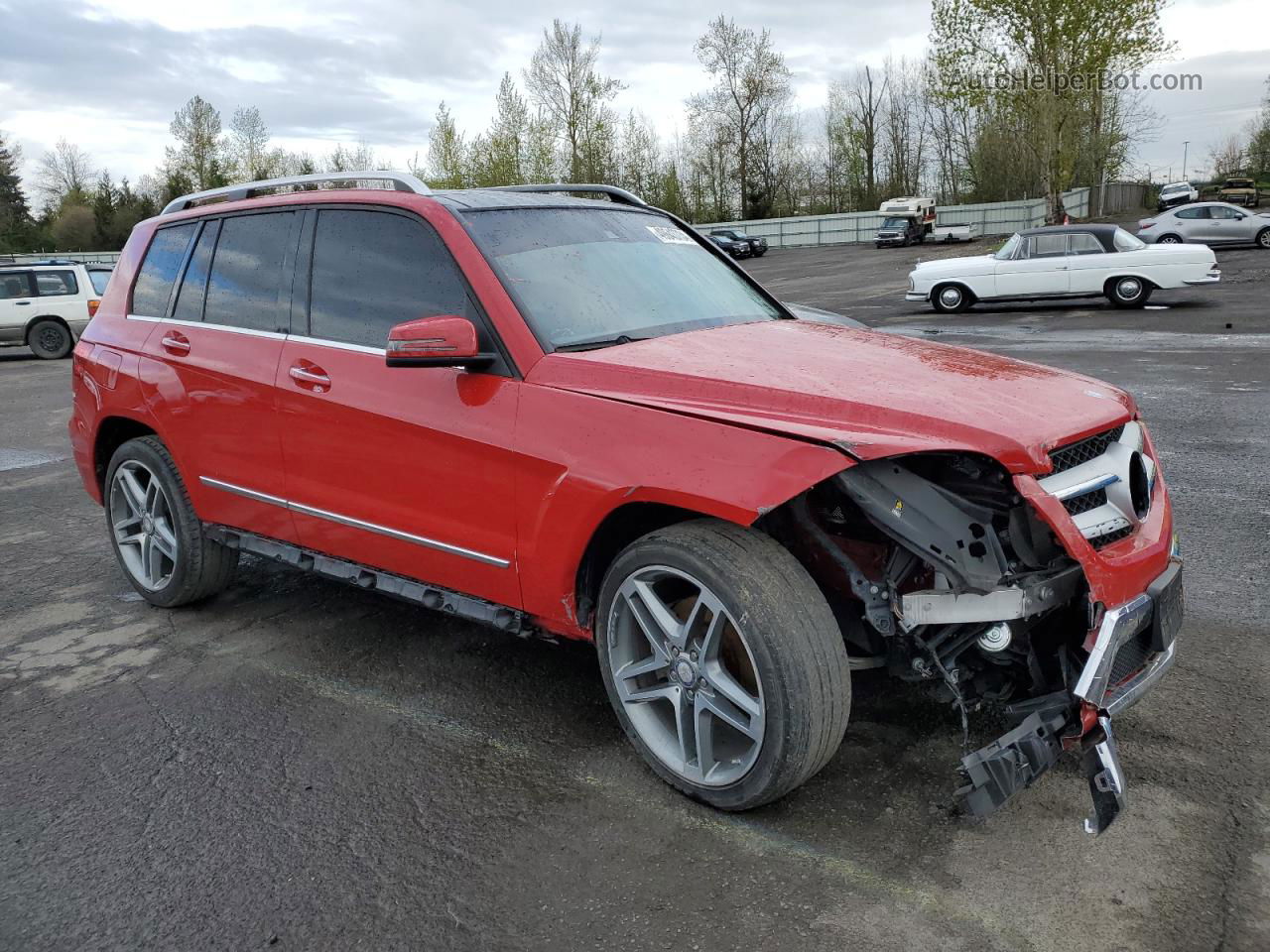 2013 Mercedes-benz Glk 350 4matic Red vin: WDCGG8JB9DG056342