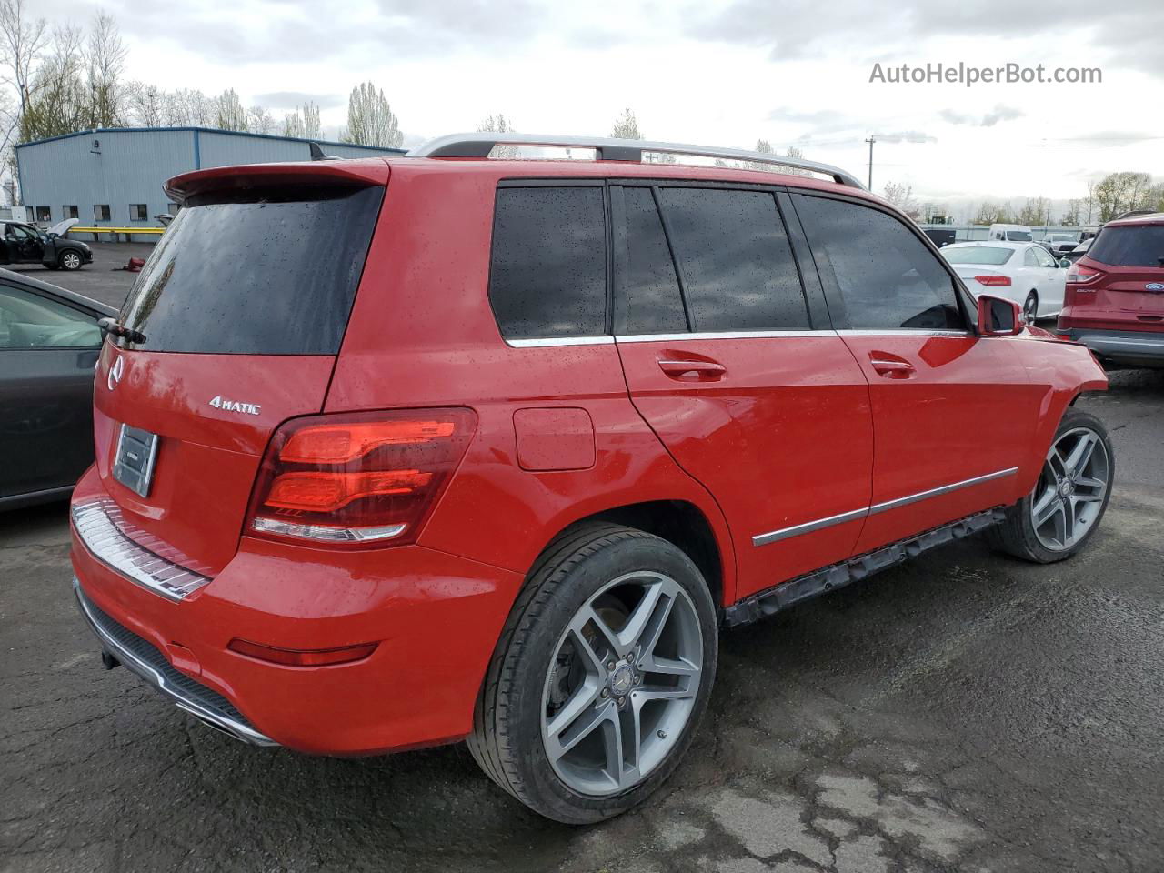 2013 Mercedes-benz Glk 350 4matic Red vin: WDCGG8JB9DG056342