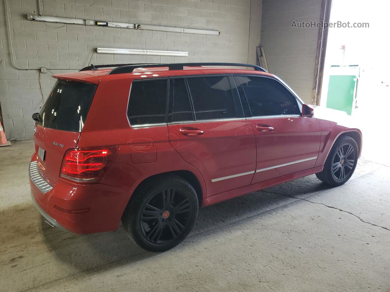 2013 Mercedes-benz Glk 350 4matic Red vin: WDCGG8JB9DG124655