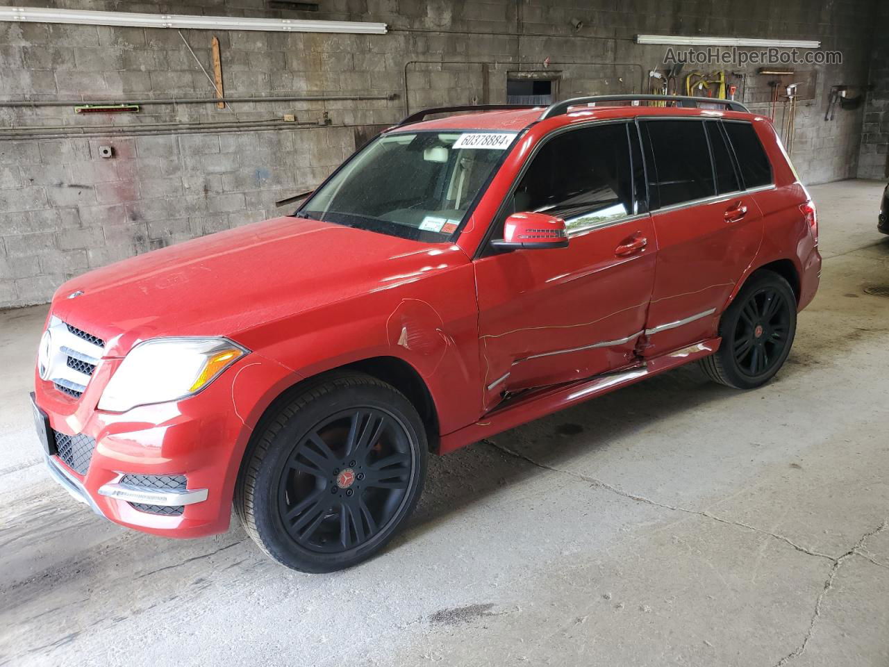 2013 Mercedes-benz Glk 350 4matic Red vin: WDCGG8JB9DG124655