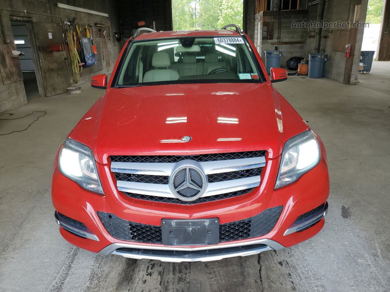 2013 Mercedes-benz Glk 350 4matic Red vin: WDCGG8JB9DG124655