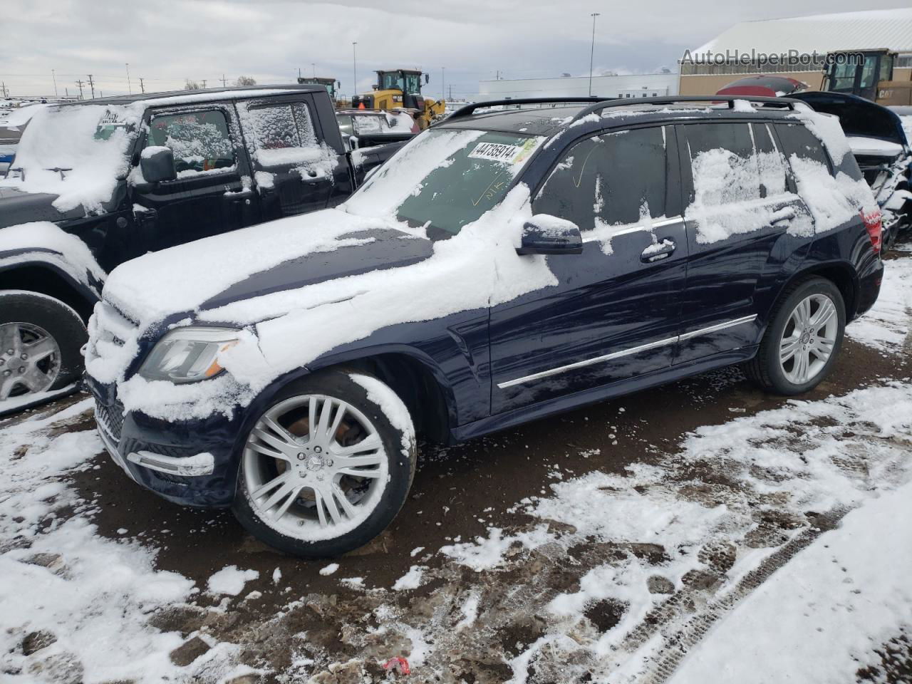 2013 Mercedes-benz Glk 350 4matic Blue vin: WDCGG8JB9DG133064