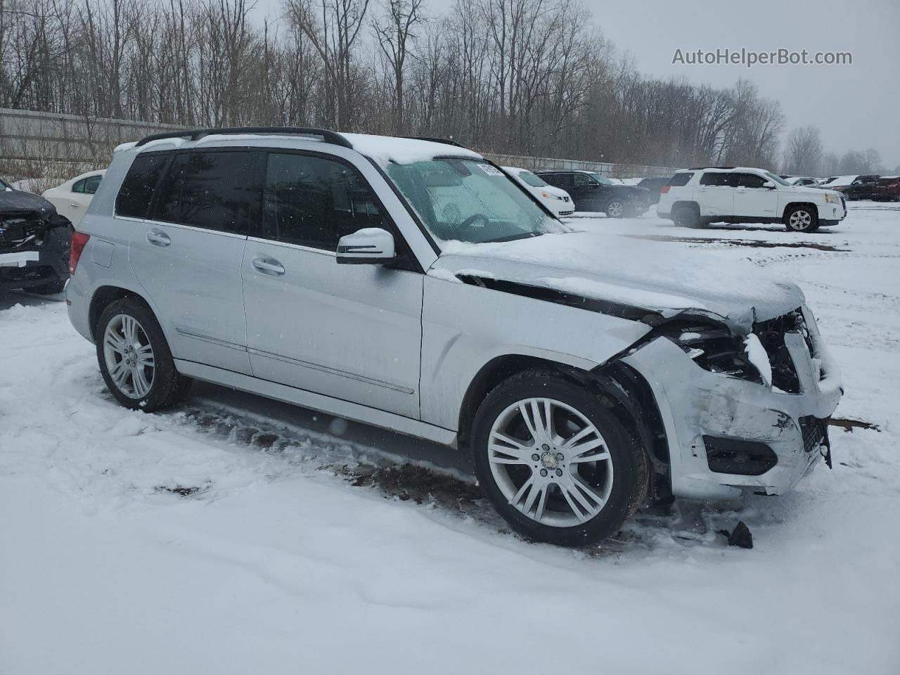 2013 Mercedes-benz Glk 350 4matic Silver vin: WDCGG8JBXDF941557