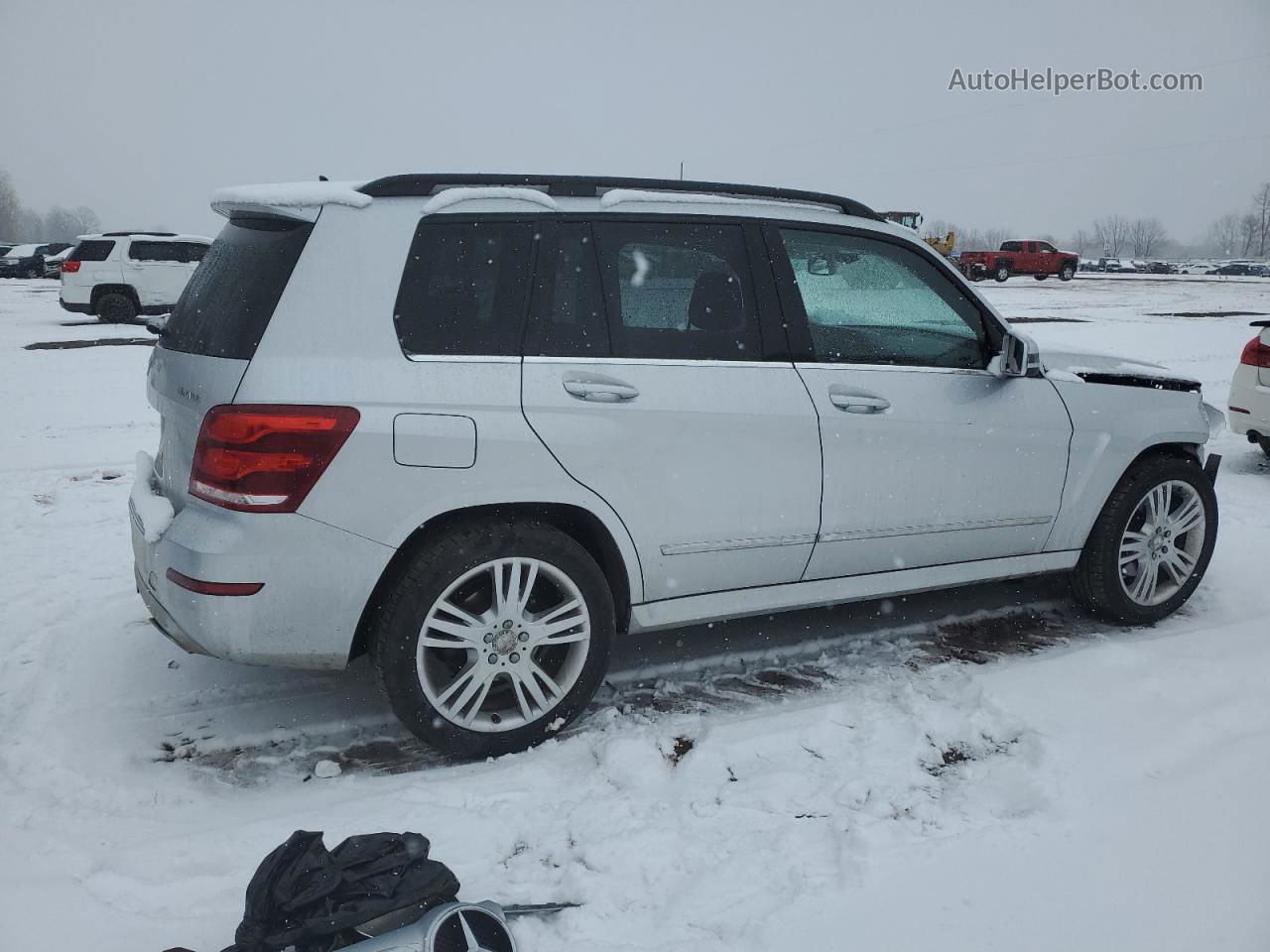 2013 Mercedes-benz Glk 350 4matic Silver vin: WDCGG8JBXDF941557