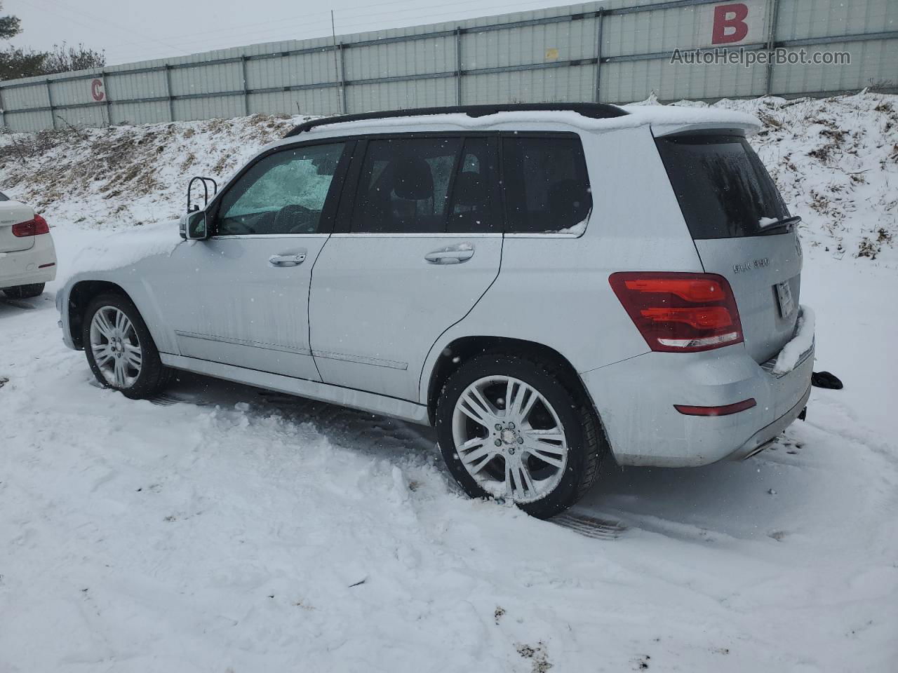 2013 Mercedes-benz Glk 350 4matic Silver vin: WDCGG8JBXDF941557