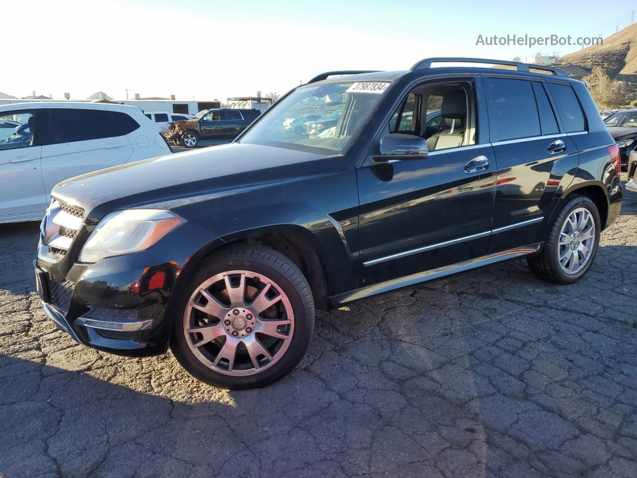 2013 Mercedes-benz Glk 350 4matic Black vin: WDCGG8JBXDF962361