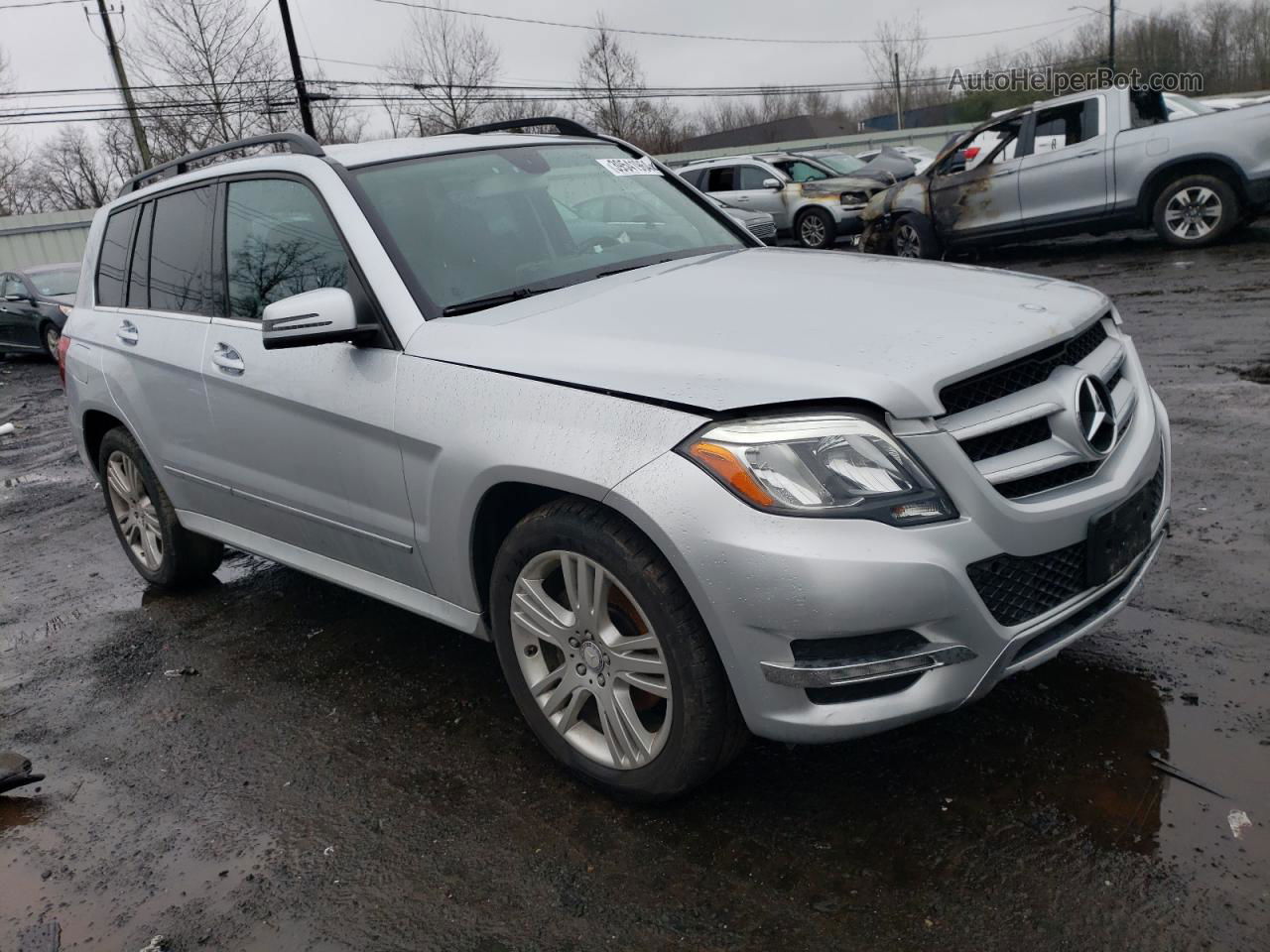 2013 Mercedes-benz Glk 350 4matic Серебряный vin: WDCGG8JBXDF986949