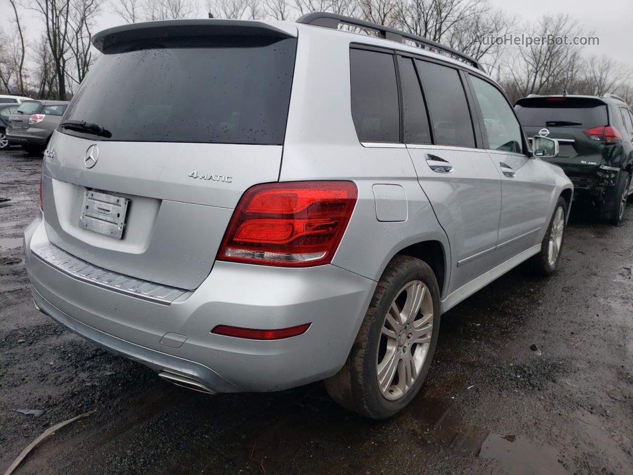 2013 Mercedes-benz Glk 350 4matic Silver vin: WDCGG8JBXDF986949