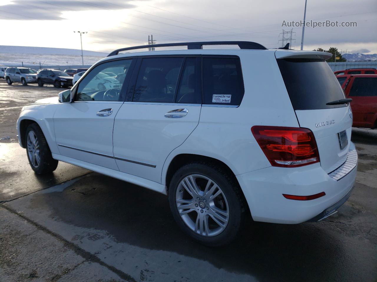 2013 Mercedes-benz Glk 350 4matic White vin: WDCGG8JBXDF996946