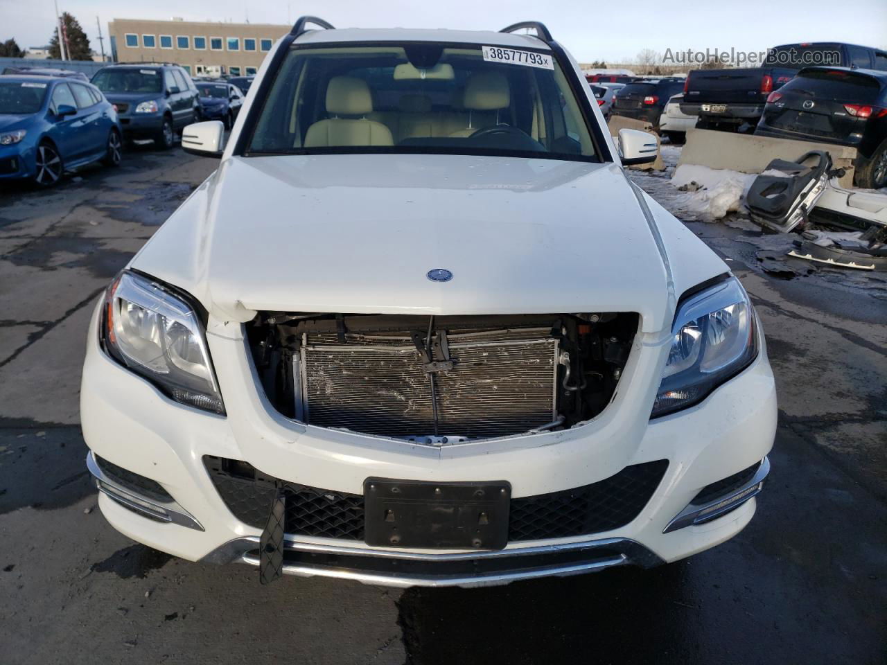 2013 Mercedes-benz Glk 350 4matic Белый vin: WDCGG8JBXDF996946