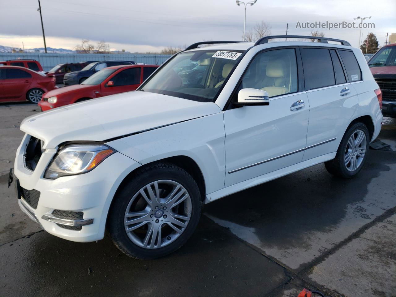 2013 Mercedes-benz Glk 350 4matic Белый vin: WDCGG8JBXDF996946