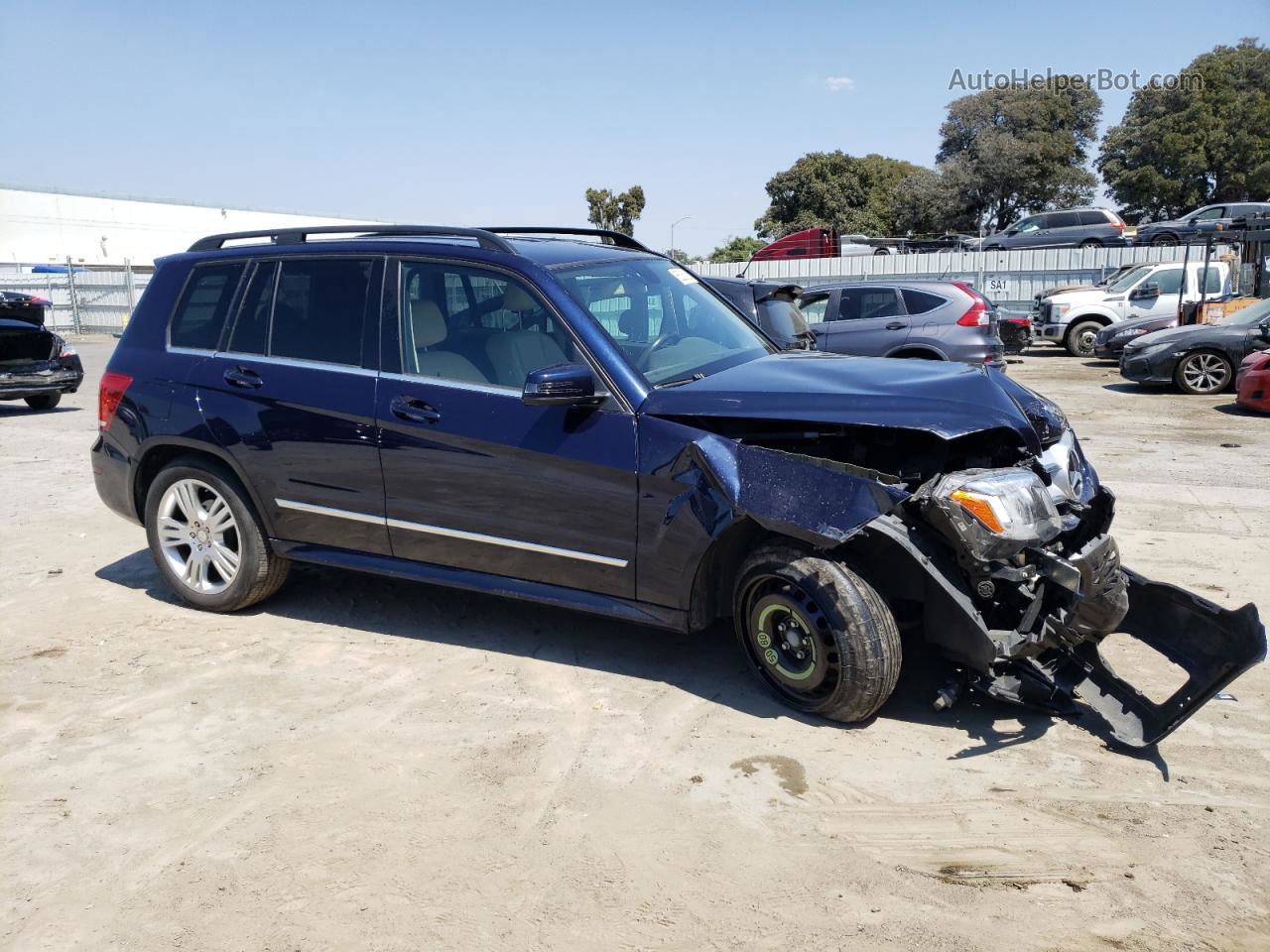 2013 Mercedes-benz Glk 350 4matic Blue vin: WDCGG8JBXDG024791