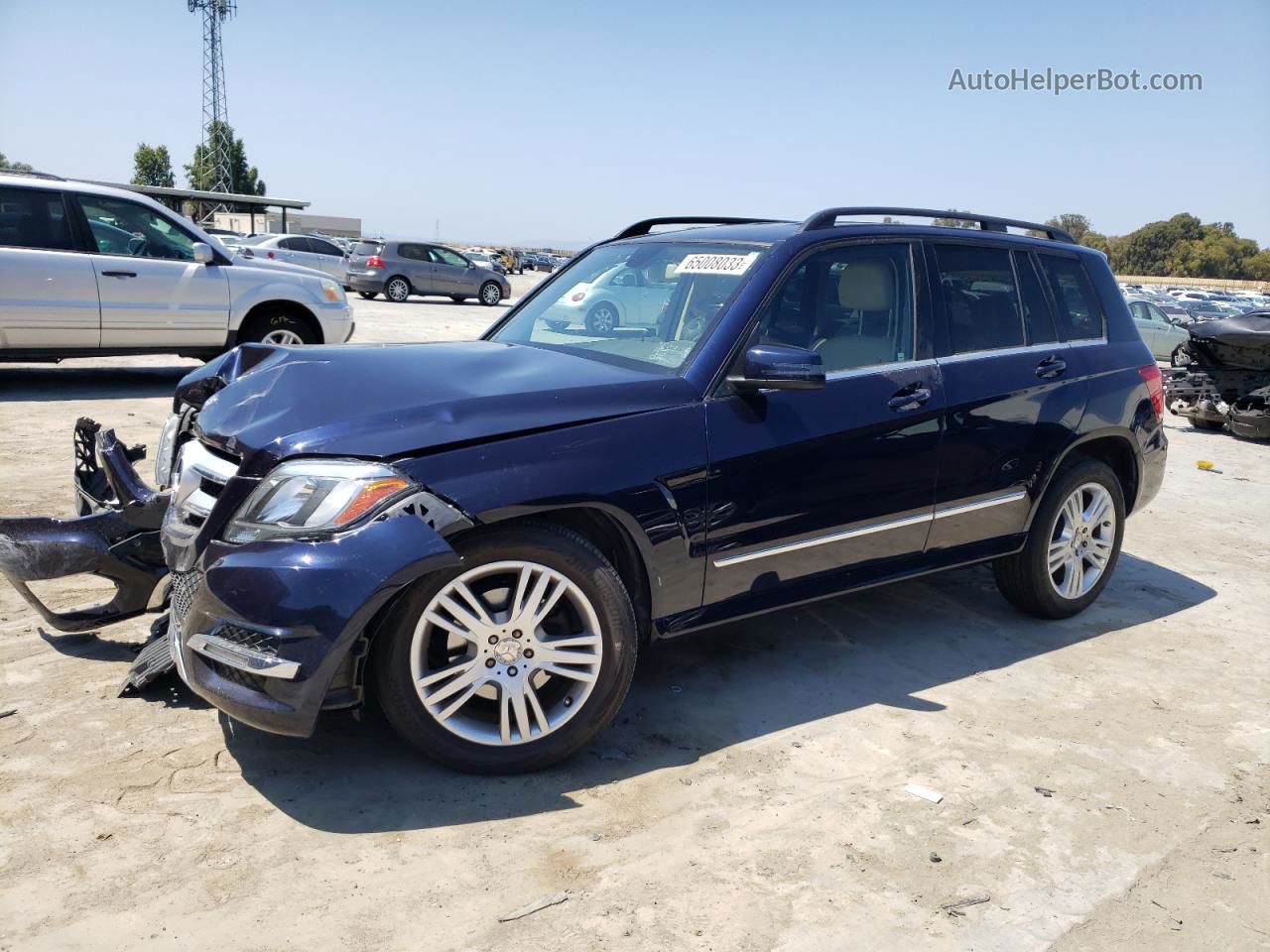 2013 Mercedes-benz Glk 350 4matic Синий vin: WDCGG8JBXDG024791