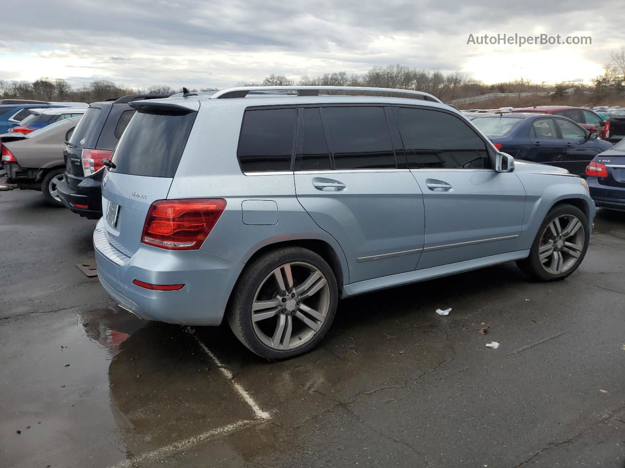 2013 Mercedes-benz Glk 350 4matic Бирюзовый vin: WDCGG8JBXDG031689