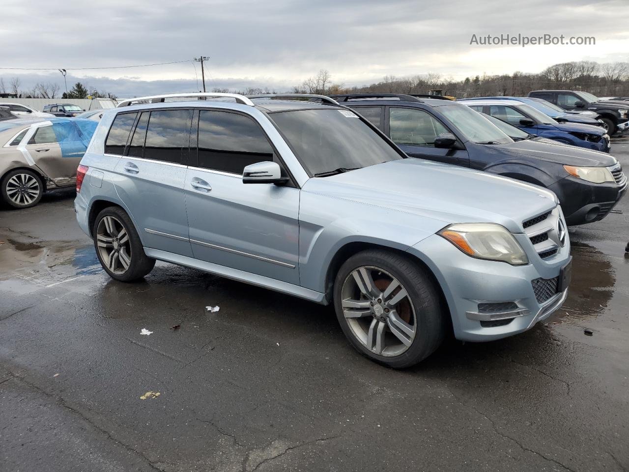 2013 Mercedes-benz Glk 350 4matic Бирюзовый vin: WDCGG8JBXDG031689