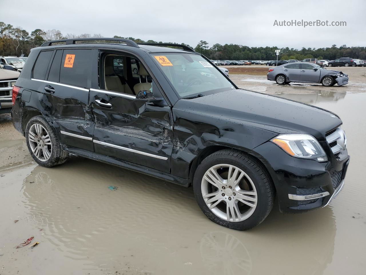 2013 Mercedes-benz Glk 350 4matic Black vin: WDCGG8JBXDG033880