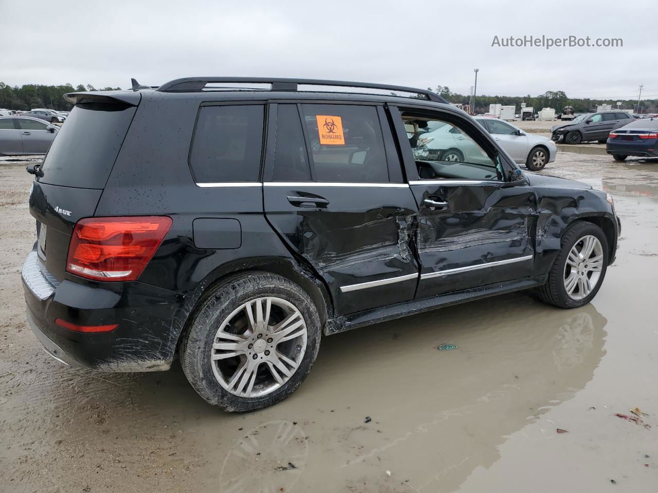 2013 Mercedes-benz Glk 350 4matic Black vin: WDCGG8JBXDG033880