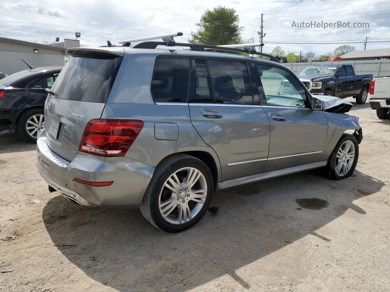 2013 Mercedes-benz Glk 350 4matic Silver vin: WDCGG8JBXDG094923