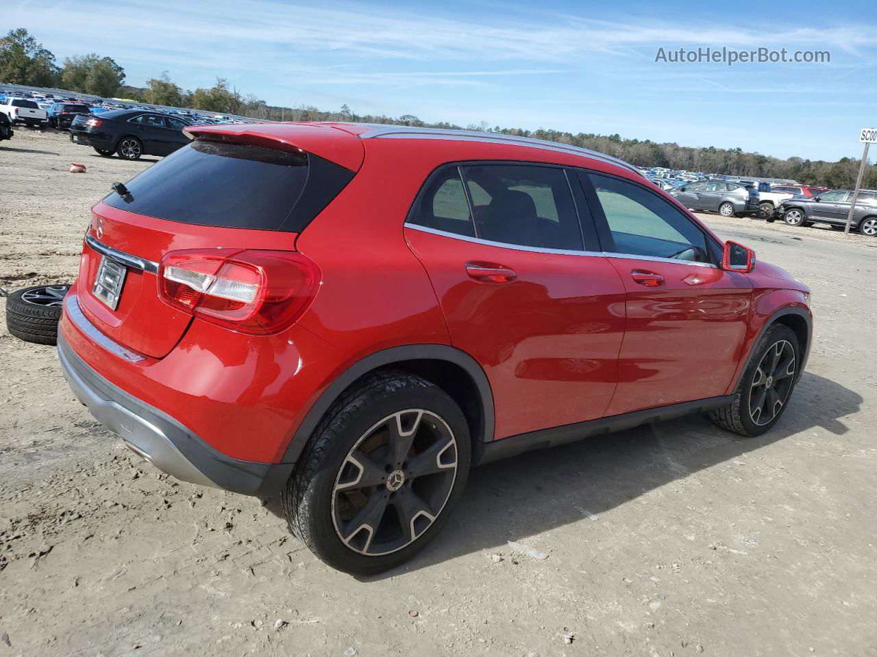 2019 Mercedes-benz Gla 250 Red vin: WDCTG4EB0KU003707