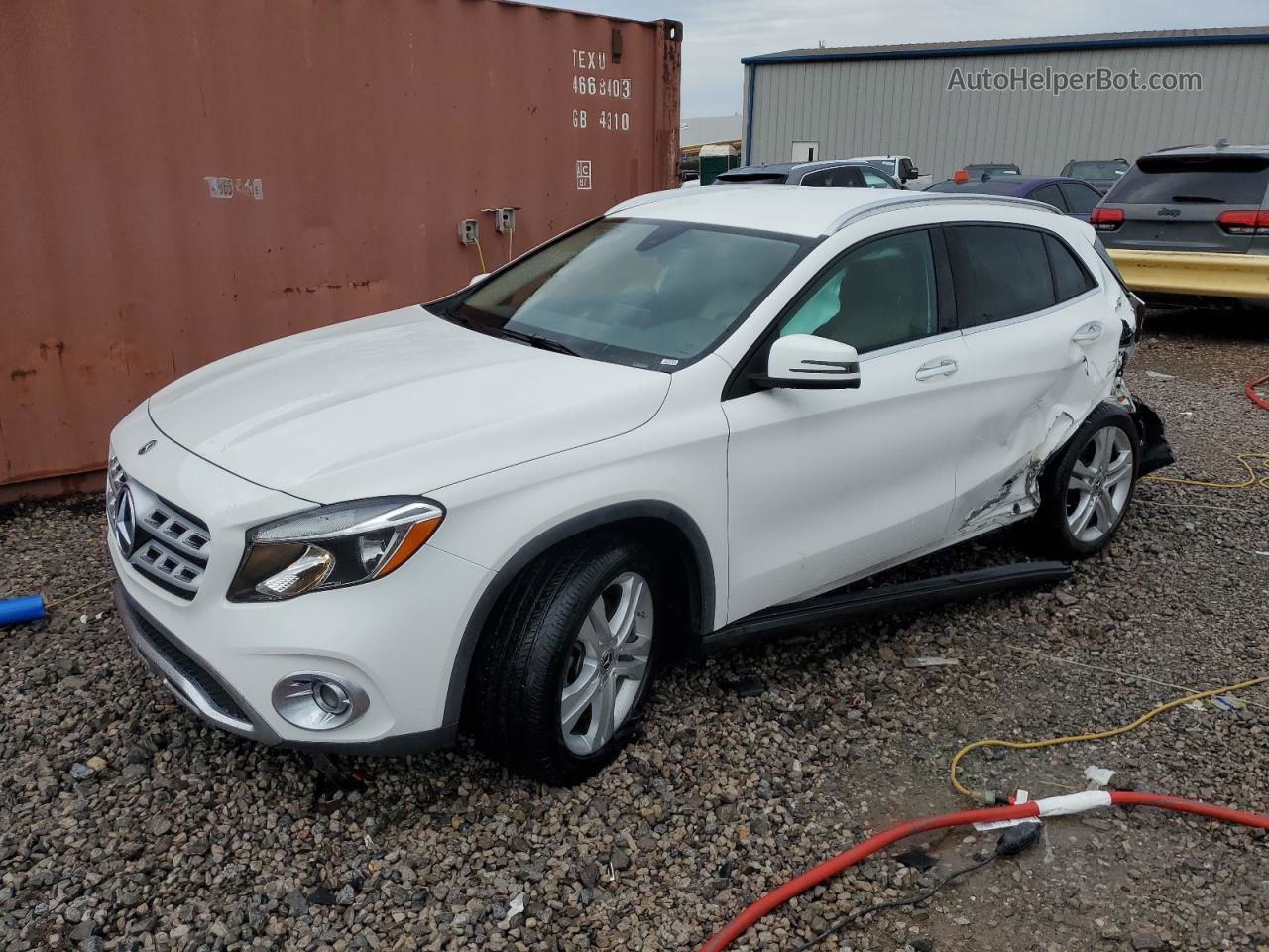 2019 Mercedes-benz Gla 250 White vin: WDCTG4EB0KU014514