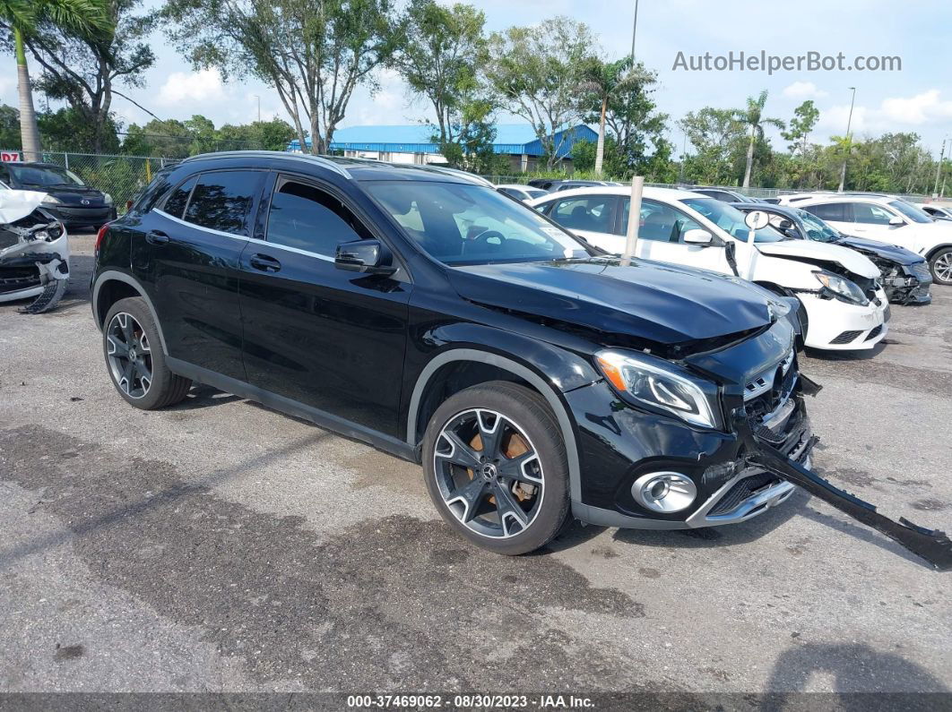 2019 Mercedes-benz Gla 250 Черный vin: WDCTG4EB1KJ553662