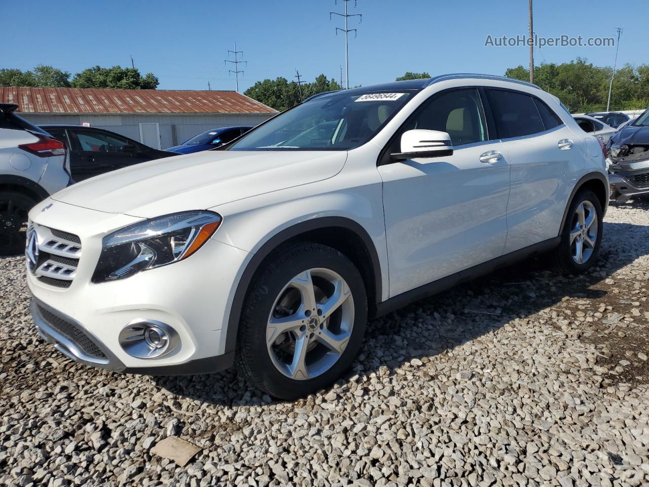 2019 Mercedes-benz Gla 250 White vin: WDCTG4EB1KU007507