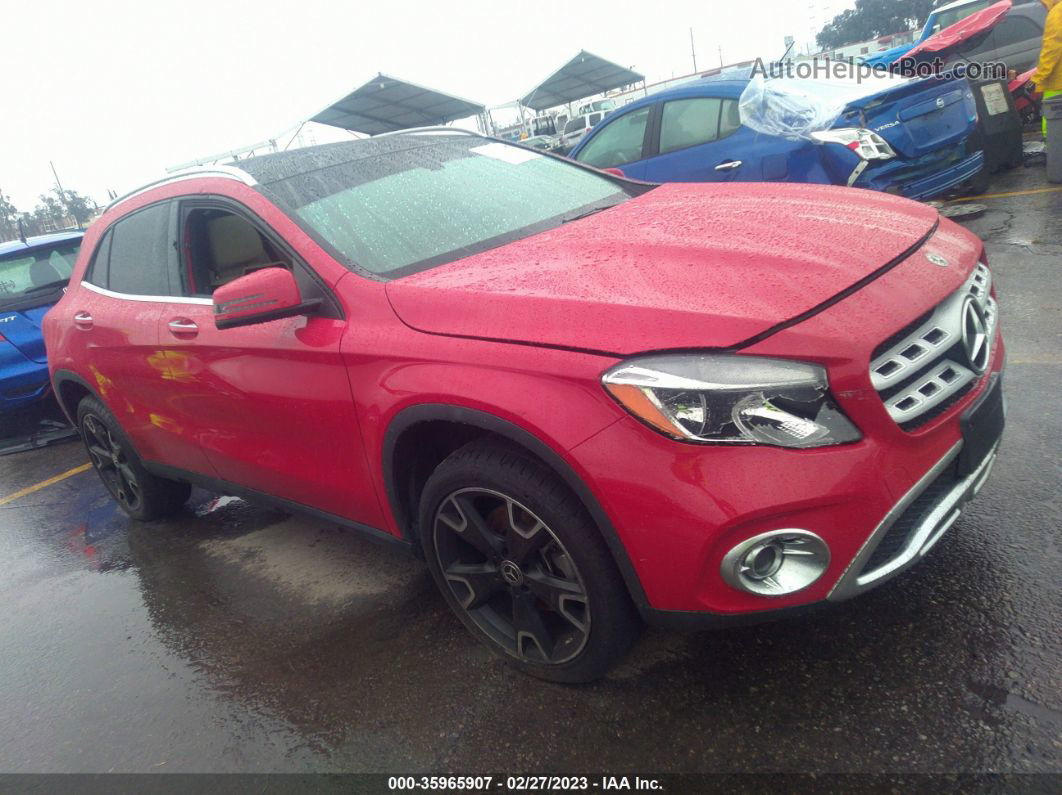 2019 Mercedes-benz Gla Gla 250 Red vin: WDCTG4EB1KU015946