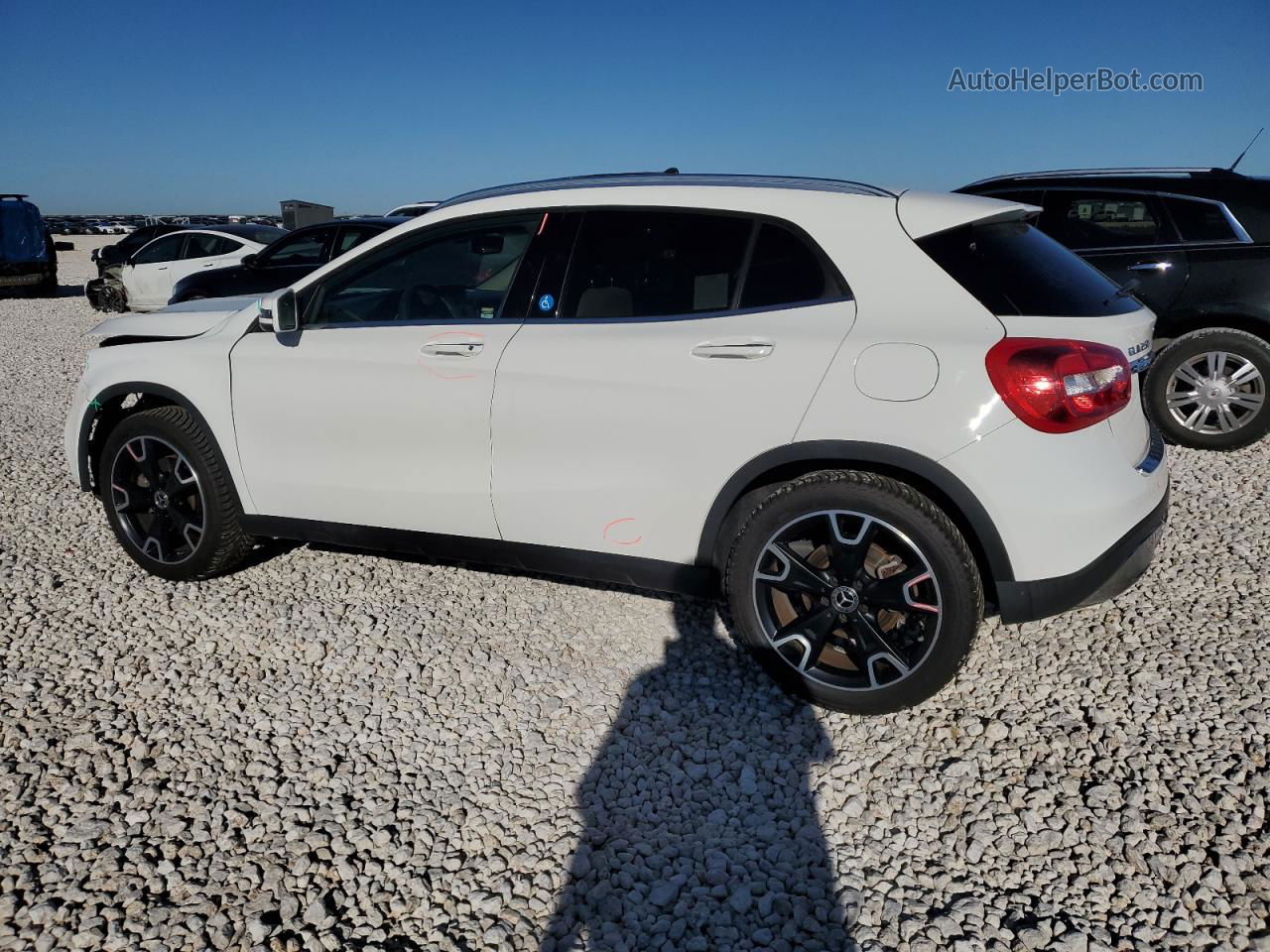 2019 Mercedes-benz Gla 250 White vin: WDCTG4EB2KU010352